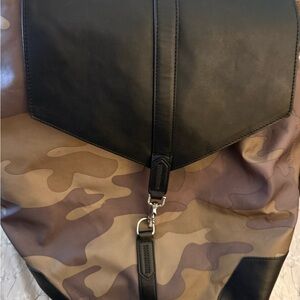 Stella & Dot Camouflage and Black Backpack